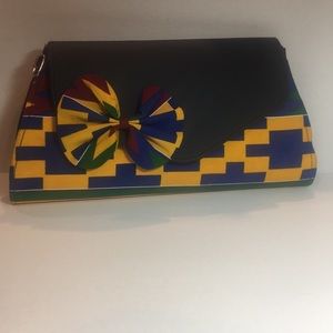 Africa 🇬🇭 Ghana Kente Print Clutch Purse🌹
